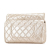 Chanel B Chanel Gold Calf Leather Reissue 2.55 Metallic skin Reissue Roll Clutch Italy