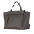 Celine B Celine Gray Dark Gray Calf Leather Mini Belt Bag Satchel Italy