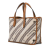 Givenchy B Givenchy Brown Beige Canvas Fabric Mini Bond Shopper Tote Italy