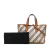 Givenchy B Givenchy Brown Beige Canvas Fabric Mini Bond Shopper Tote Italy