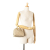 Gucci B Gucci Brown Beige Canvas Fabric GG Handbag Italy