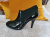 BCBG Very pretty BCBG patent leather booties with high heels