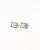 Gucci Square G Logo Silver Earrings