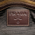 Prada B Prada Brown Dark Brown Canvas Fabric Canapa Logo Satchel Italy