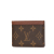 Louis Vuitton AB Louis Vuitton Brown Monogram Canvas Canvas Monogram Card Holder France