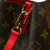 Louis Vuitton B Louis Vuitton Brown with Red Monogram Canvas Canvas Monogram Neonoe MM France