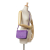 Bottega Veneta B Bottega Veneta Purple Nappa Leather Leather Nappa Intrecciato Crossbody Italy