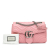 Gucci AB Gucci Pink Light Pink Calf Leather Medium GG Marmont Matelasse Crossbody Italy