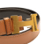 Hermès AB Hermès Brown Calf Leather Constance H Reversible Belt France