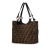 Fendi B Fendi Brown Canvas Fabric Zucca Chef Tote Italy