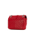 Saint Laurent B Saint Laurent Red Sheepskin Leather Leather Sheepskin Chevron Monogram Shoulder Bag Italy