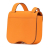 Hermès AB Hermès Orange Calf Leather Mini Epsom Della Cavalleria France