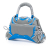 Balenciaga AB Balenciaga Gray with Blue Mesh Fabric Small Sneakerhead Top Handle Satchel China