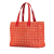 Chanel B Chanel Orange Dark Orange with Red Nylon Fabric New Travel Line Tote Italy