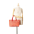 Chanel B Chanel Orange Dark Orange with Red Nylon Fabric New Travel Line Tote Italy