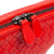 Bottega Veneta AB Bottega Veneta Red Calf Leather Small Intrecciato Nodini Crossbody Italy