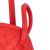 Bottega Veneta AB Bottega Veneta Red Calf Leather Small Intrecciato Nodini Crossbody Italy