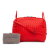 Bottega Veneta AB Bottega Veneta Red Calf Leather Small Intrecciato Nodini Crossbody Italy