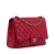 Chanel B Chanel Red Lambskin Leather Leather Maxi Classic Lambskin Single Flap France