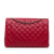 Chanel B Chanel Red Lambskin Leather Leather Maxi Classic Lambskin Single Flap France