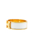 Hermès B Hermès White with Gold Enamel Other Wide Clic Clac H Bracelet PM France