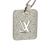 Louis Vuitton B Louis Vuitton Silver Brass Metal Pendentif Champs Elysees Necklace Switzerland