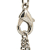 Chanel AB Chanel Silver Silver Metal Faux Pearl Beaded CC Gingham Bow Charms Necklace Italy