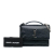 Saint Laurent B Saint Laurent Blue Navy Calf Leather Medium Croc Embossed Monogram Sunset Bag Italy