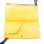 Fendi B Fendi Black with Yellow Calf Leather Monster Wallet on Strap Italy