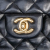 Chanel B Chanel Black Lambskin Leather Leather Medium Classic Lambskin Double Flap France