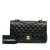 Chanel B Chanel Black Lambskin Leather Leather Medium Classic Lambskin Double Flap France