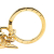 Louis Vuitton B Louis Vuitton Gold Gold Plated Metal Bloomy Key Chain Italy