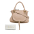 Chloé B Chloé Brown Beige Calf Leather Medium Marcie Satchel Italy