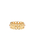 Louis Vuitton B Louis Vuitton Gold Gold Plated Metal Hide and Seek Ring Italy