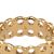 Louis Vuitton B Louis Vuitton Gold Gold Plated Metal Hide and Seek Ring Italy