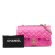 Chanel B Chanel Pink Satin Fabric Mini Rectangular Classic Single Flap Italy