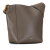 Celine B Celine Brown Taupe Calf Leather Small Seau Sangle Italy