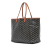 Goyard AB Goyard Black Coated Canvas Fabric Goyardine Saint Louis PM France