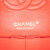 Chanel AB Chanel Red Lambskin Leather Leather Medium Classic Chevron Lambskin Double Flap France