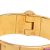 Hermès AB Hermès Pink with Gold Enamel Other Wide Charniere Hinged Bracelet PM France