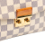 Louis Vuitton B Louis Vuitton White Damier Canvas Canvas Damier Azur Croisette France