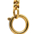 Chanel B Chanel Gold Gold Plated Metal CC Round Pendant Necklace France