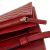 Gucci AB Gucci Red Calf Leather Microguccissima Wallet on Strap Italy