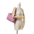 Bottega Veneta B Bottega Veneta Purple Nappa Leather Leather Medium Intrecciato Double Chain Tote Italy