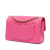 Chanel AB Chanel Pink Lambskin Leather Leather Small Classic Chevron Lambskin Double Flap France