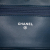 Chanel B Chanel Blue Navy Lambskin Leather Leather CC Quilted Lambskin Wallet On Chain France