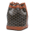 Goyard AB Goyard Black Coated Canvas Fabric Goyardine Petit Flot France