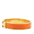 Hermès B Hermès Orange with Gold Enamel Other Narrow Clic H Bracelet PM France