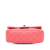 Chanel B Chanel Pink Lambskin Leather Leather Mini Rectangular Lambskin Pearl Crush Flap Italy