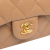 Chanel AB Chanel Brown Light Brown Lambskin Leather Leather Mini Quilted Lambskin Heart Charms Flap Italy